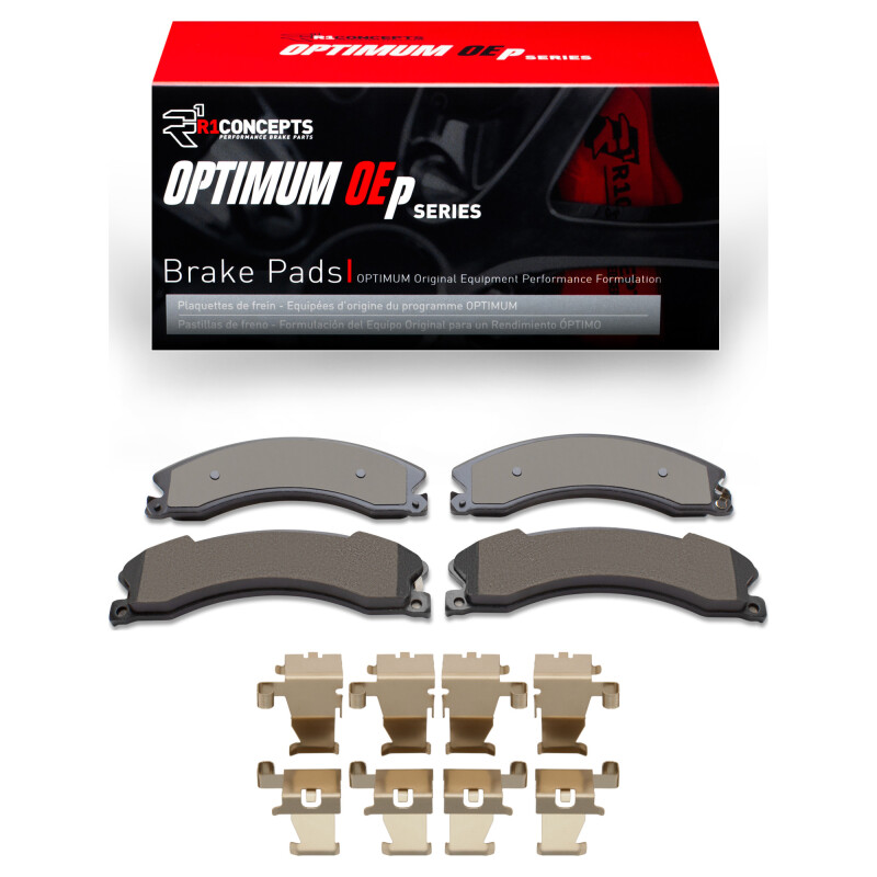 Nissan NV1500 Brake Pads - Rear - R1 Concepts - Optimum OEp - `12-`24